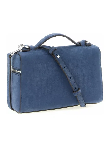 Torebka Tory Burch skórzana niebieska