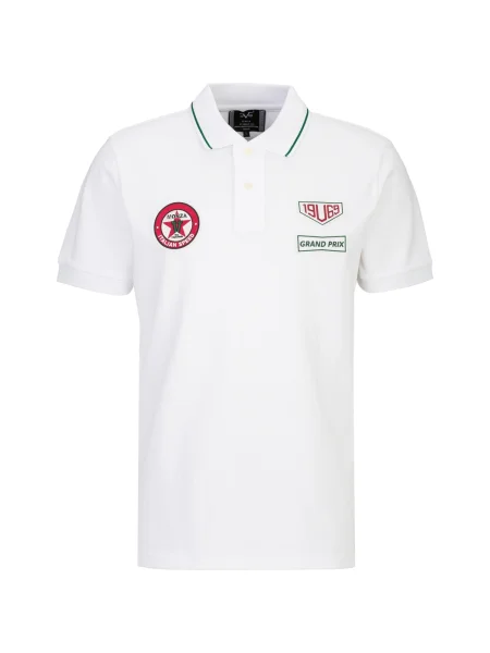 ITALIA Tricou Emilio verde / roșu alb