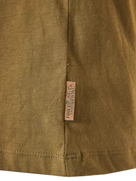 Funky Buddha Tricou kaki