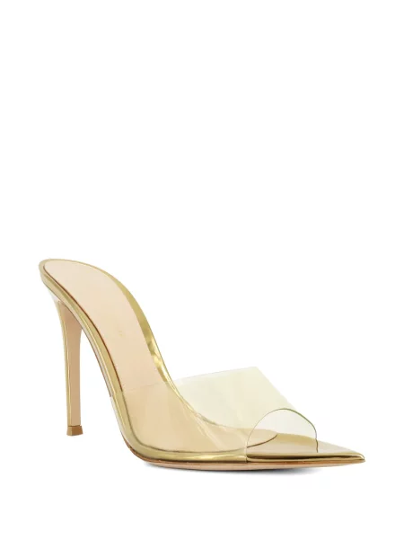 Papuci tip mules Gianvito Rossi galben