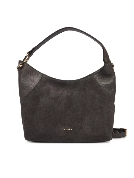 Τσάντα Furla Lara S BG γκρι