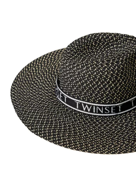 Pălărie de soare Twinset negru