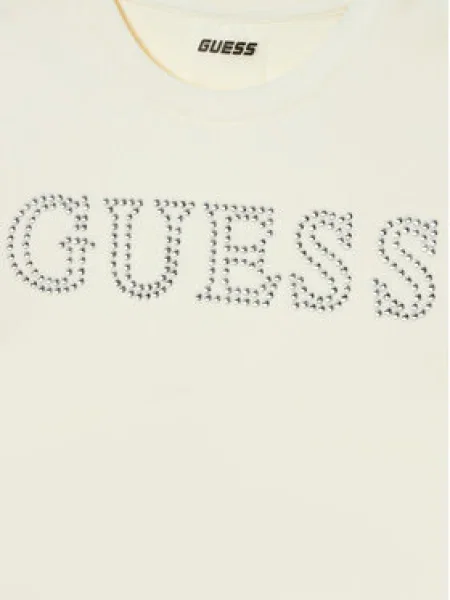 Guess Póló Ekru Regular Fit