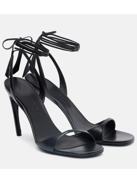Sandale The Attico din piele negru