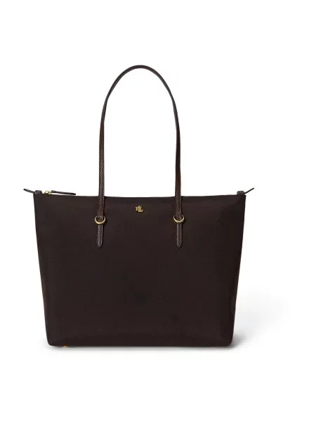 Geantă shopper Lauren Ralph Lauren maro