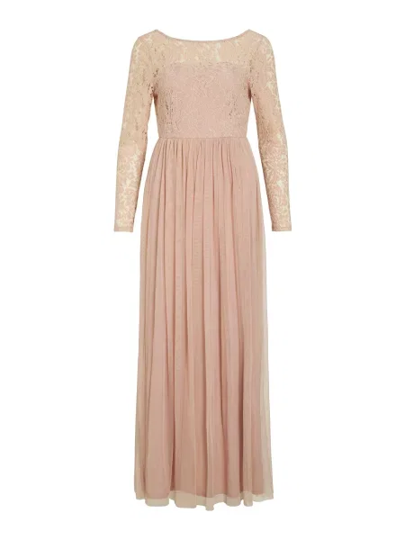 VILA Rochie de seară VIULRICANA pal roz