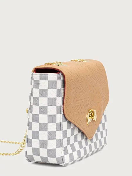 Sprayground geantă poștaș pentru femei gri