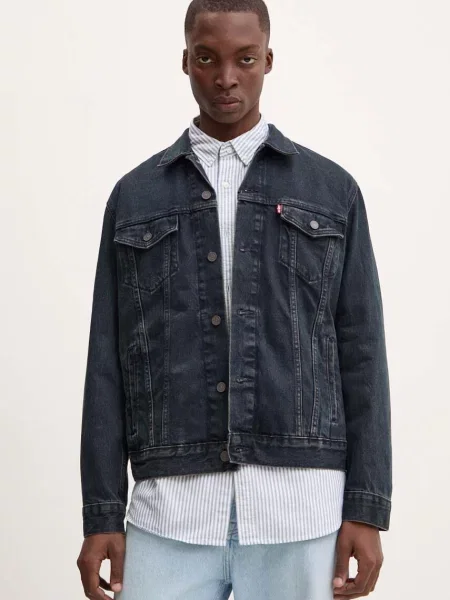 Дънково яке Levi's преходен модел синьо