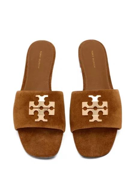 Sandale Tory Burch cu autograf maro