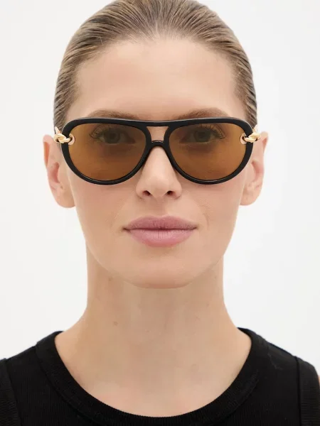 Bottega Veneta napszemüveg női fekete
