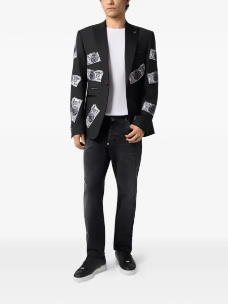Sacou Philipp Plein negru