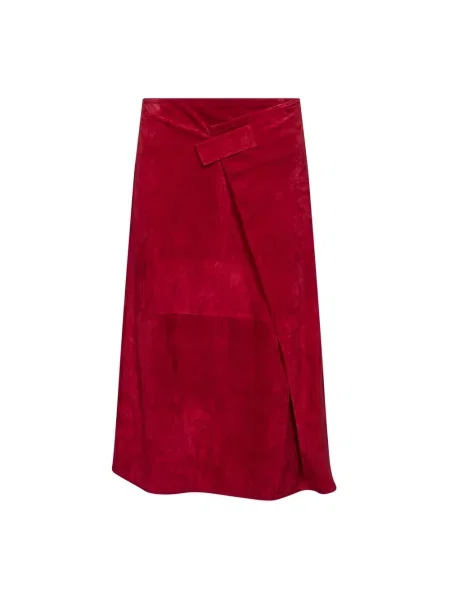 Spódnica Bottega Veneta czerwona