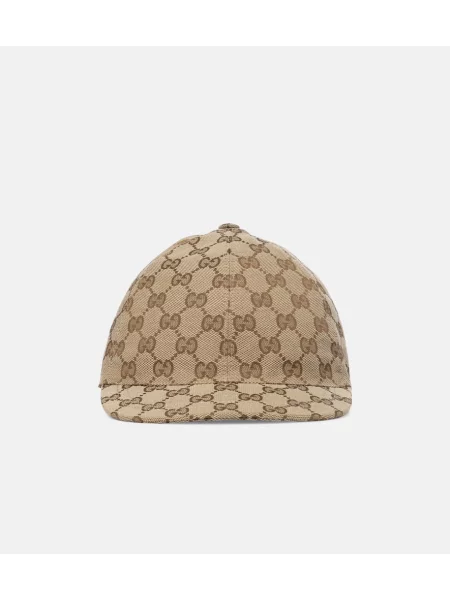 Kepurė su snapeliu Gucci smėlinė