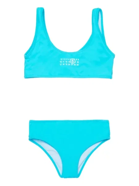 Bikini dziecięce Mm6 Maison Margiela niebieskie