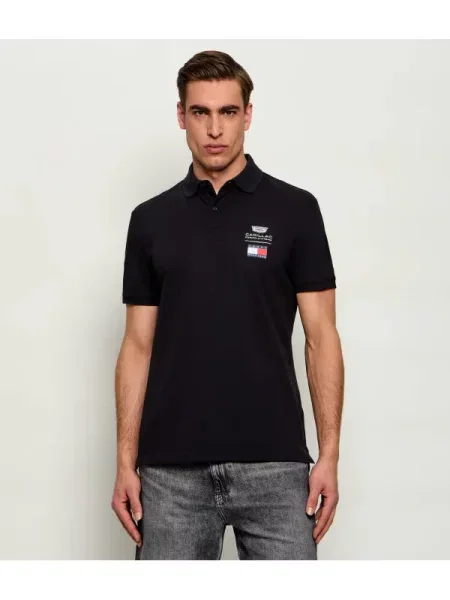 Tricou polo Tommy Hilfiger negru
