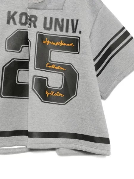 Koszulka Kolor z nadrukiem szara