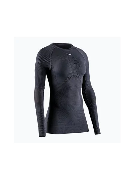 Термобілизна з довгим рукавом X-Bionic Energy Accumulator opal black/arctic white чорна
