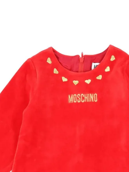 Sukienka dziecięca Moschino czerwona
