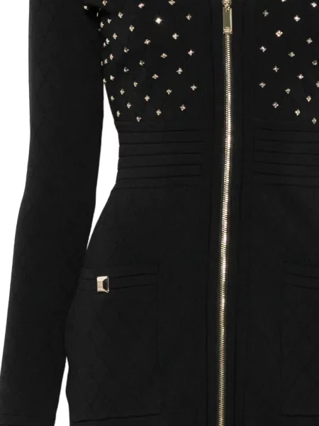 Matlasat rochie mini Elisabetta Franchi negru