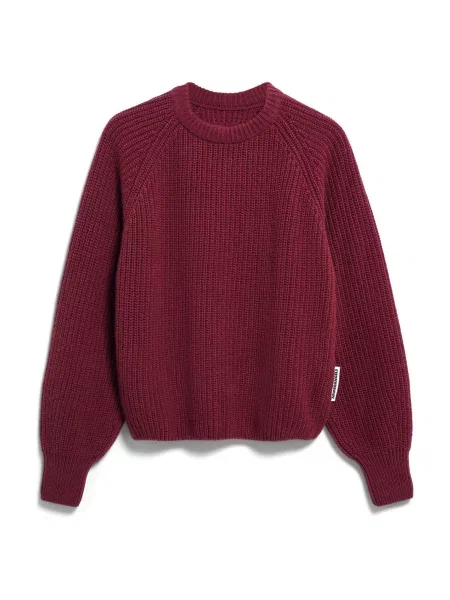 ARMEDANGELS Pulover KAAGI bordeaux roșu