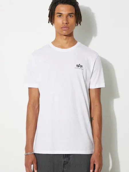 Alpha Industries tricou din Koszulka Alpha Industries Backprint T 09 cu imprimeu alb