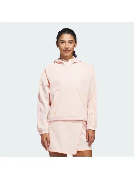 BUNDA SEERSUCKER QUARTER-ZIP růžová