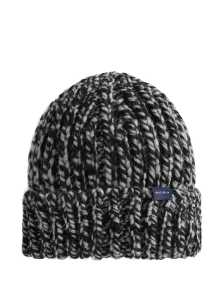 Căciulă Woolrich tricotate chunky negru