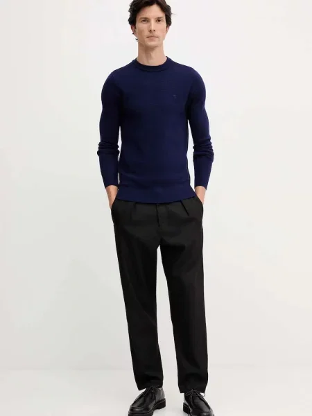 Вовняний светр Trussardi легкий синій