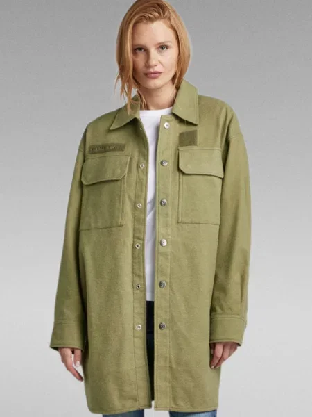 Сорочка G-star Raw зелена