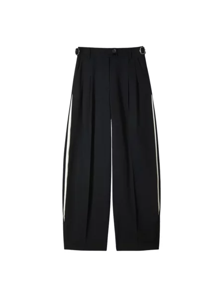 Szerokie spodnie Patrizia Pepe czarne