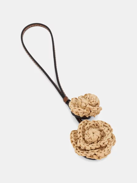 Lauren Ralph Lauren Obesek za ključe usnjen bež