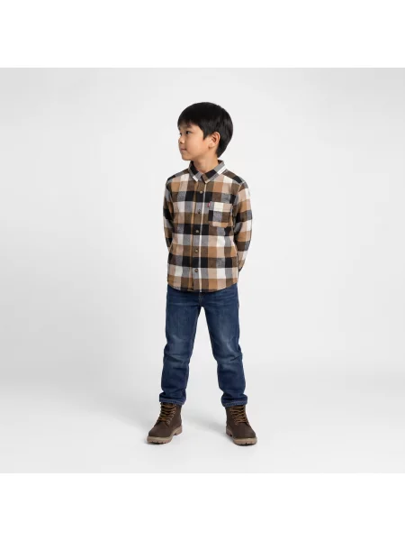 Gyerek egyenes szárú farmernadrág Levi's® kék