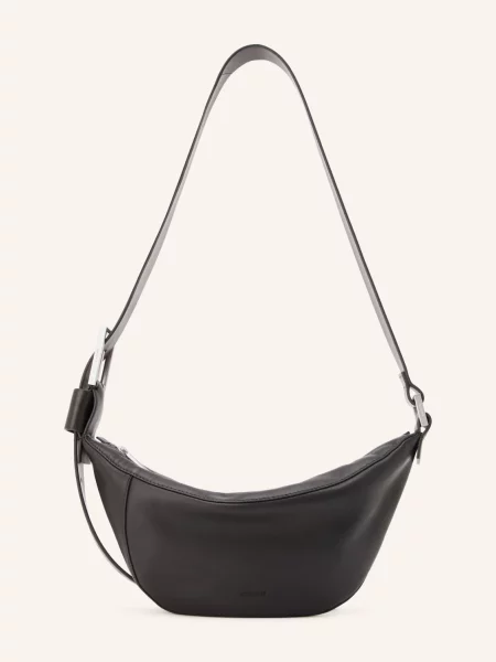 Allsaints Kabelka Přes Rameno Luna Crossbody / stříbrná černá