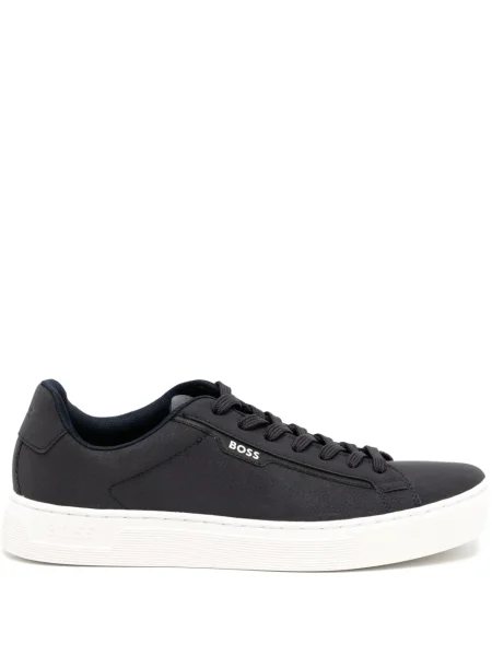 Sneakerși Boss cu imagine albastru