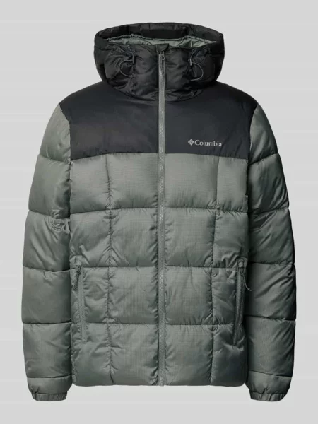 Kurtka pikowana z kapturem model Puffect™ IV' Columbia oliwkowa