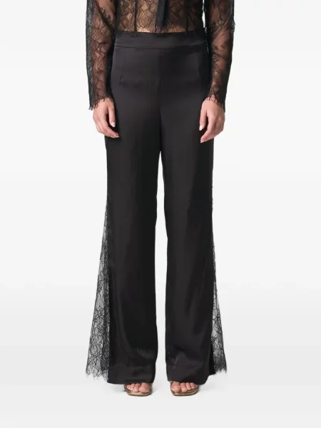 Pantaloni Jbq din dantelă negru
