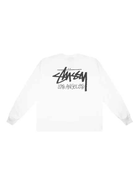Tricou Stüssy lung alb