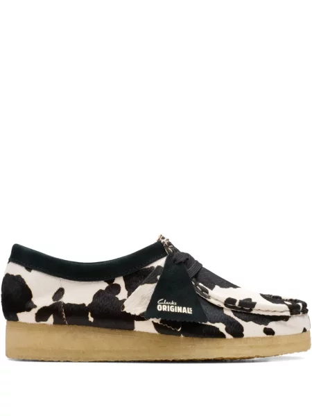 Sandale Clarks Originals cu imagine negru