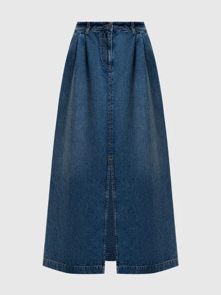 Джинсова спідниця максі Dolce&gabbana синя