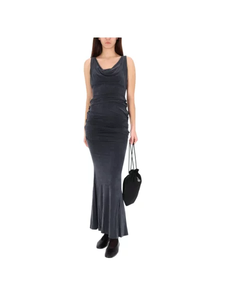 Sukienka maxi Vivienne Westwood z dżerseju czarna