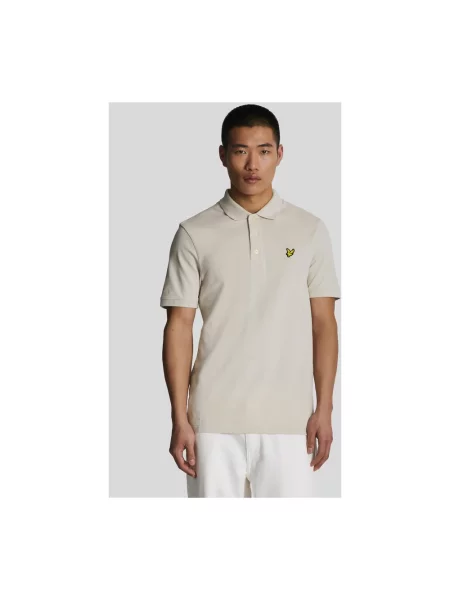 Koszulka polo Lyle & Scott beżowa