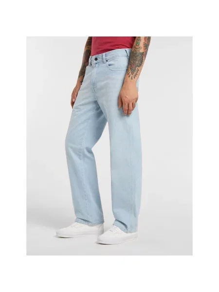Široké džínsy Dickies v biznis štýle modrá