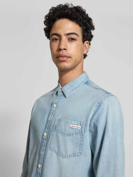 Koszula jeansowa o kroju regular fit z czystej bawełny Calvin Klein Jeans