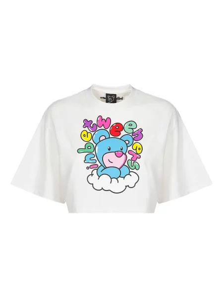 Medvjedić majica Inbetweeners s printom bijela