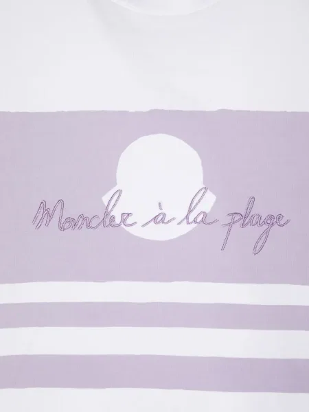 Koszulka dziecięca Moncler Enfant biała