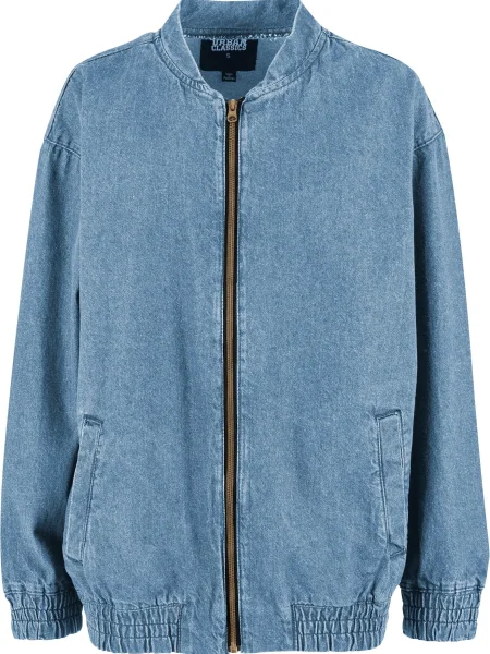 Urban Classics Geacă de primăvară-toamnă deschis albastru