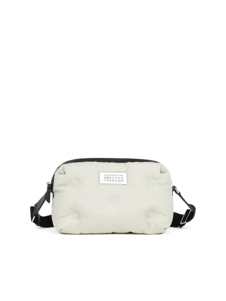 Torebka skórzana Maison Margiela skórzana szara