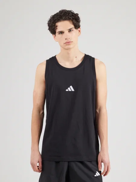 ADIDAS SPORTSWEAR Tricou funcțional negru / alb roșu