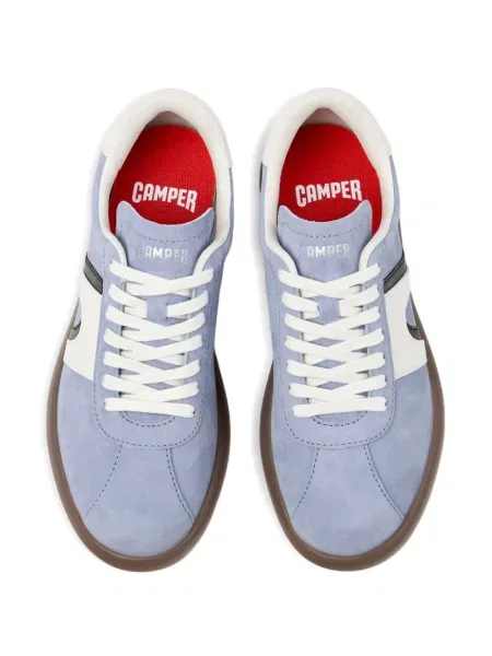 Sneakerși Camper din piele de căprioară albastru