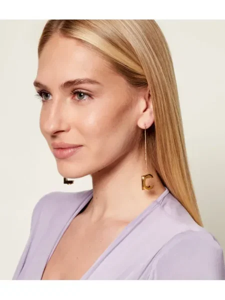 Elisabetta Franchi Cercei auriu